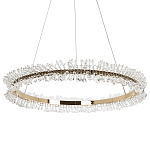 Кольцевая люстра с хрустальным декором Rowan Crystal Ring Horizontal Chandelier варинант исполнения - 3 | Loft Concept во Владивостоке