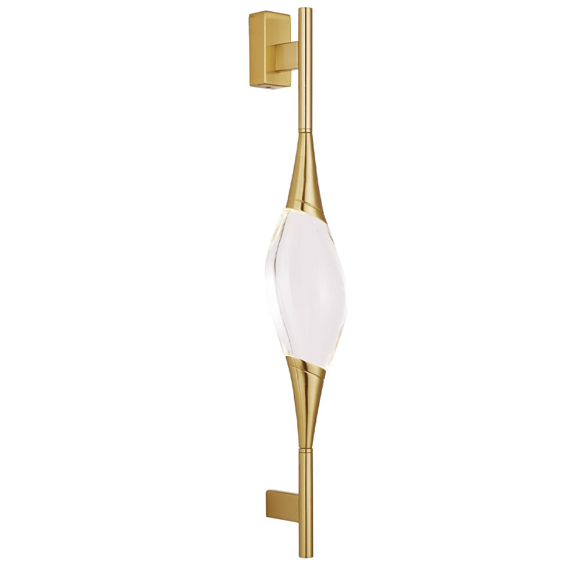 Бра с хрустальным плафоном Renee Golden Glass Drops Light Wall Lamp Золотой Прозрачное Стекло Бра с хрустальным плафоном Renee Golden Glass Drops Light Wall Lamp Золотой Прозрачное Стекло во Владивостоке | Loft Concept