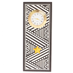 Часы подарочные настольные в виде погона Генерала из натурального камня Змеевик Silver Military Clock варинант исполнения - 10 | Loft Concept во Владивостоке