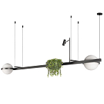 Подвесной линейный светильник Barbell варинант исполнения - 3 | Loft Concept во Владивостоке