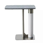 Дизайнерский журнальный стол с прямоугольной рельефной столешницей Nord варинант исполнения - 1 | Loft Concept во Владивостоке