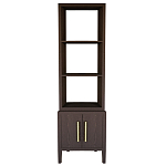 Этажерка Primo с тумбой шпон темный орех варинант исполнения - 1 | Loft Concept во Владивостоке