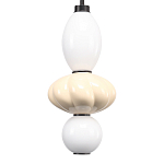 Подвесной светильник фигурный с керамическими элементами Light Fragrant варинант исполнения - 4 | Loft Concept во Владивостоке