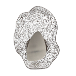 Бра с рельефным волнообразным стеклянным плафоном и вставкой из мрамора Liquid Stone варинант исполнения - 6 | Loft Concept во Владивостоке