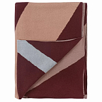 Плед из хлопка с геометрическим рисунком Elan Stripe Addison варинант исполнения - 1 | Loft Concept во Владивостоке