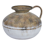 Ваза металлическая с ручкой Bygone Era варинант исполнения - 1 | Loft Concept во Владивостоке