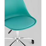 Офисный стул на металлическом основании EGGERY Blue пластик варинант исполнения - 2 | Loft Concept во Владивостоке