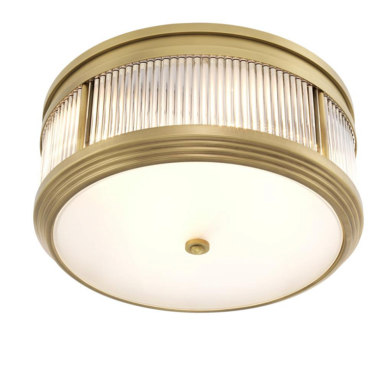 Потолочный светильник Ceiling Lamp Rousseau Antique brass Латунь Античная полированная Прозрачное Стекло Потолочный светильник Ceiling Lamp Rousseau Antique brass Латунь Античная полированная Прозрачное Стекло во Владивостоке | Loft Concept