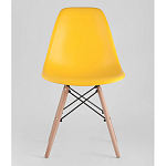 Пластиковый стул на ножках из массива бука Eames Yellow варинант исполнения - 4 | Loft Concept во Владивостоке