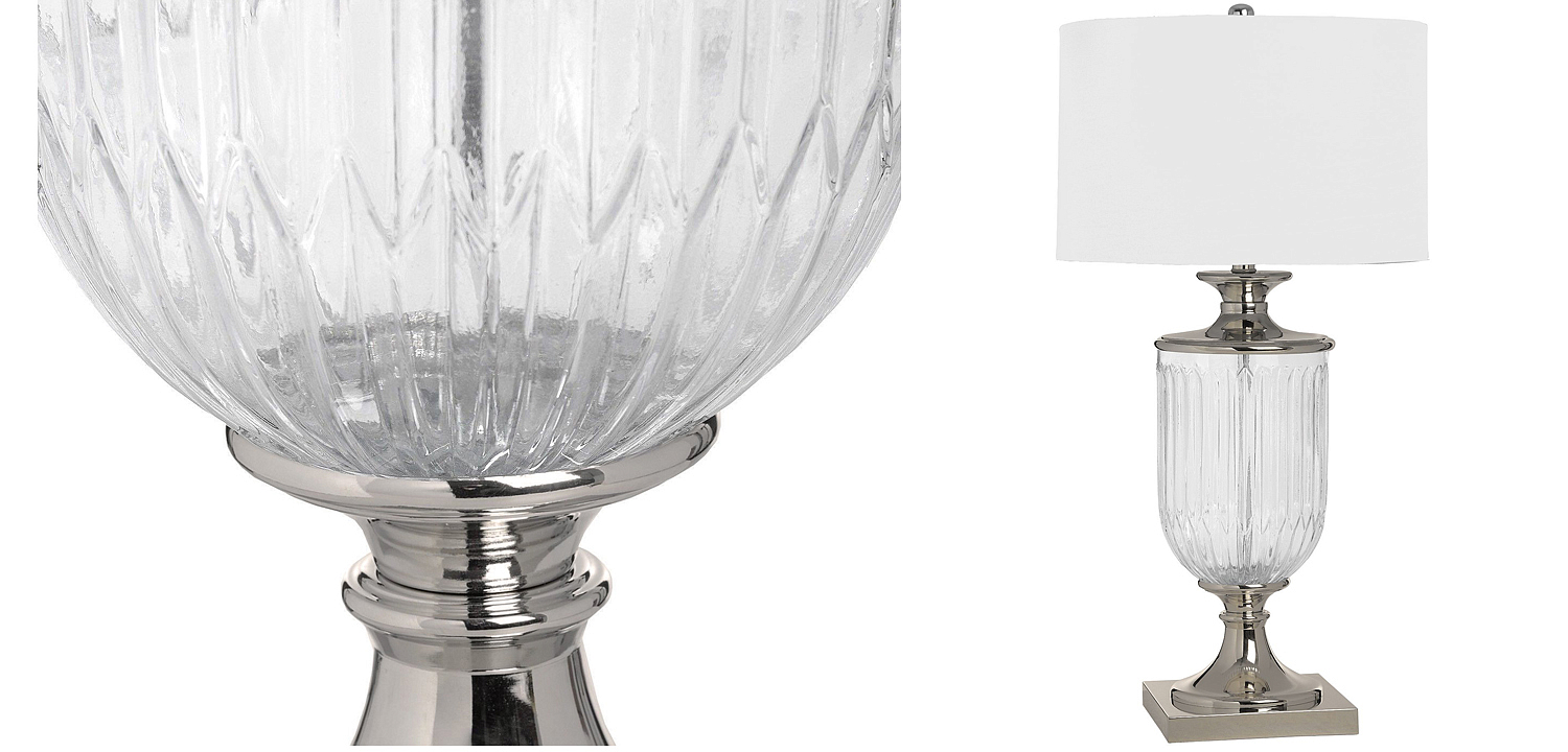 Настольная лампа Eduarda Glass Bowl Table lamp Настольная лампа Eduarda Glass Bowl Table lamp - Loft-Concept во Владивостоке