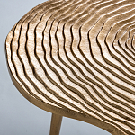 Металлический кофейный столик Puddle Gold варинант исполнения - 3 | Loft Concept во Владивостоке