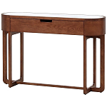 Консоль деревянная с мраморной столешницей Gote Marble Console варинант исполнения - 1 | Loft Concept во Владивостоке