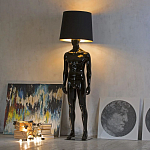 Лампа MALE MANNEQUIN LAMP с абажуром открытый позинг варинант исполнения - 3 | Loft Concept во Владивостоке