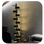 Торшер с каркасом из множества полок Links варинант исполнения - 1 | Loft Concept во Владивостоке