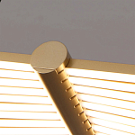 Люстра в виде распахнутых крыльев из тонких металлических планок Flight of Freedom варинант исполнения - 2 | Loft Concept во Владивостоке