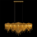 Люстра подвесная с металлическими дугами и длинными цепочками 115 см Atlantis Chain варинант исполнения - 5 | Loft Concept во Владивостоке