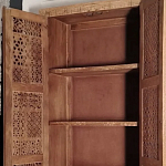Этнический шкаф с орнаментом резьба из дерева Indian Antique Furniture варинант исполнения - 2 | Loft Concept во Владивостоке