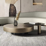 Комплект их 2-х круглых дизайнерских журнальных столов Difelap варинант исполнения - 1 | Loft Concept во Владивостоке