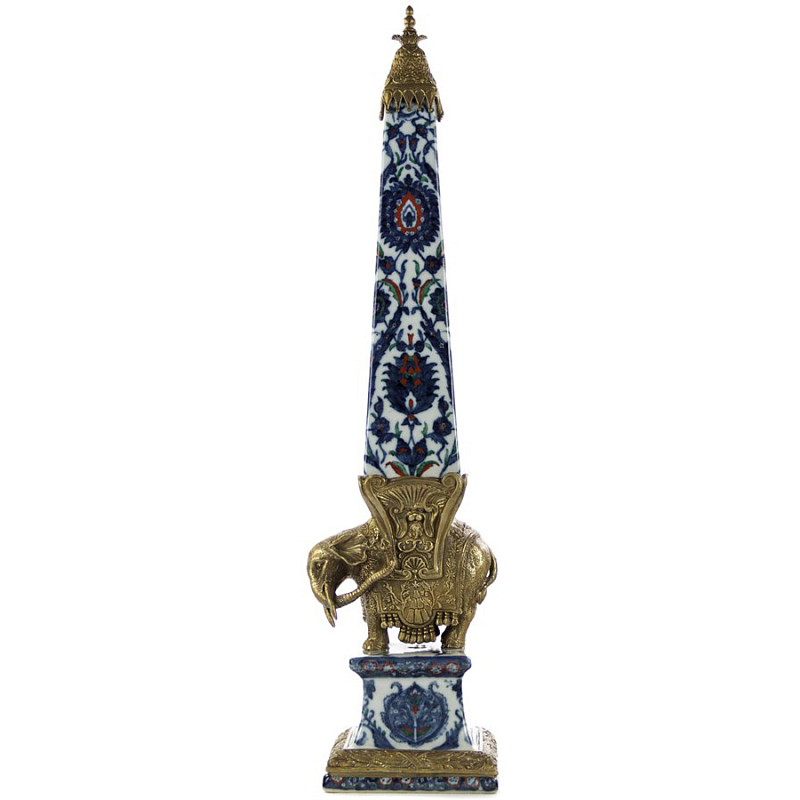 Статуэтка Painted Obelisk Elephant Мульти Бронза Статуэтка Painted Obelisk Elephant Мульти Бронза во Владивостоке | Loft Concept