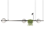 Подвесной линейный светильник Barbell варинант исполнения - 1 | Loft Concept во Владивостоке