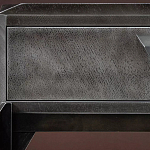 Консоль прямоугольная серая с 4-мя выдвижными ящиками Grany варинант исполнения - 4 | Loft Concept во Владивостоке