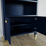 Книжный Стеллаж Elsa Dreams Blue с задней стенкой варинант исполнения - 3 | Loft Concept во Владивостоке