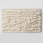 Светло-Бежевое Панно из нитей White Landscape Wall Hanging варинант исполнения - 4 | Loft Concept во Владивостоке