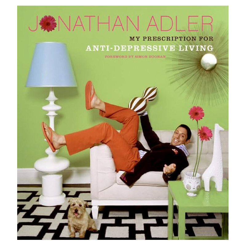 Коллекционный Арт-альбом  My Prescription for Anti-Depressive Living by Jonathan Adler 2005 Букинистика  во Владивостоке | Loft Concept 