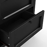 Комод узкий с 5-ю ящиками черный Silva Black Chest of Drawers варинант исполнения - 4 | Loft Concept во Владивостоке