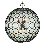 Люстра в форме шара из круглых декоративных элементов Circle of Light варинант исполнения - 1 | Loft Concept во Владивостоке