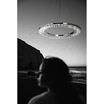 Люстра круглая с прозрачной хрустальной рамкой Maude Crystal Light варинант исполнения - 14 | Loft Concept во Владивостоке