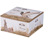 Чайная пара из фарфора с изображением собаки и зайцев 300 мл Hunting Porcelain Collection 2 варинант исполнения - 4 | Loft Concept во Владивостоке