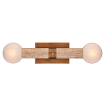 Бра цилиндрической формы с 2-мя плафонами белого цвета Marble Glow варинант исполнения - 3 | Loft Concept во Владивостоке