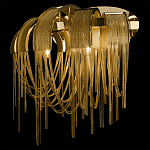 Бра с металиическими цепочками и дугообразными элементами Atlantis Chain варинант исполнения - 10 | Loft Concept во Владивостоке