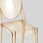 Прозрачный стул с янтарным оттенком LOUIS GHOST CHAIR варинант исполнения - 7 | Loft Concept во Владивостоке