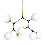 Люстра с 7-ю белыми шарообразными плафонами Natural Concepts варинант исполнения - 1 | Loft Concept во Владивостоке