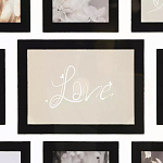 Рамка для 9-ти фотографий квадратная Moment Forever варинант исполнения - 3 | Loft Concept во Владивостоке
