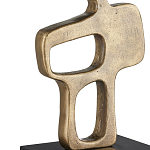 Настольная лампа с фигурным каркасом и прямоугольным тканевым абажуром Brutalist Profile варинант исполнения - 1 | Loft Concept во Владивостоке