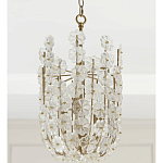 Подвесной светильник декорированный цветами из стекла Lightness of Flowers варинант исполнения - 3 | Loft Concept во Владивостоке