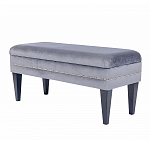 Мягкая банкетка с зоной для хранения Casket Grey варинант исполнения - 2 | Loft Concept во Владивостоке