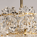 Люстра многоярусная с объемными прозрачными цветами Hanging Flowers варинант исполнения - 6 | Loft Concept во Владивостоке