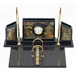 Настольный письменный набор из камня офиокальцит и змеевик Successful Leader варинант исполнения - 1 | Loft Concept во Владивостоке