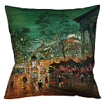Подушка декоративная Париж ночной Impressionism in Art варинант исполнения - 1 | Loft Concept во Владивостоке