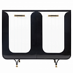 Черно-белый распашной комод Accordo варинант исполнения - 1 | Loft Concept во Владивостоке