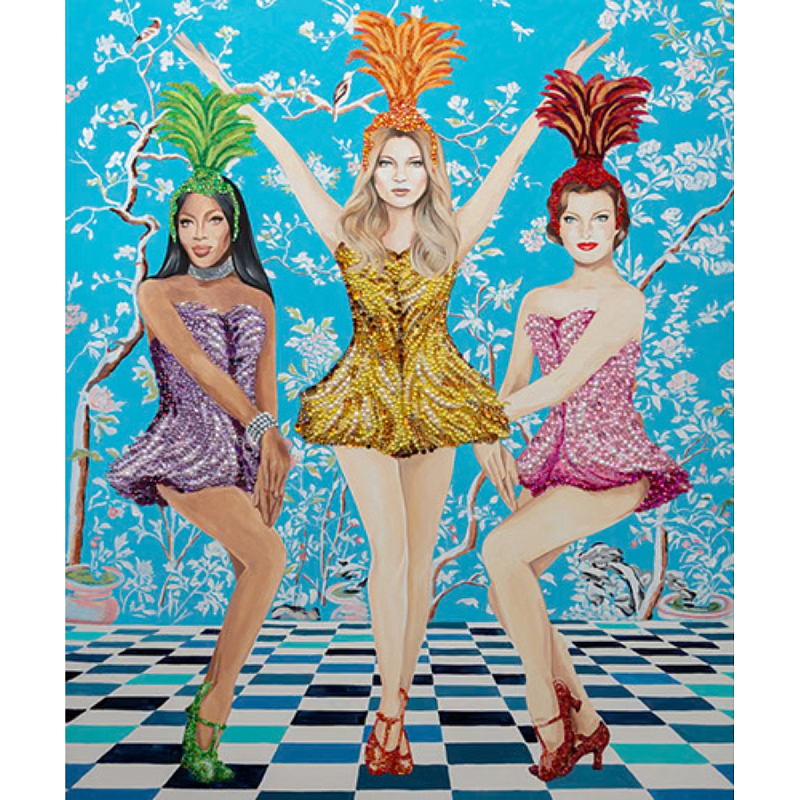 Картина Supermodel High Kicks Мульти Картина Supermodel High Kicks Мульти во Владивостоке | Loft Concept