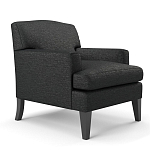 Мебельная ткань Шенилл черный цвет 138 см T4-35 варинант исполнения - 5 | Loft Concept во Владивостоке