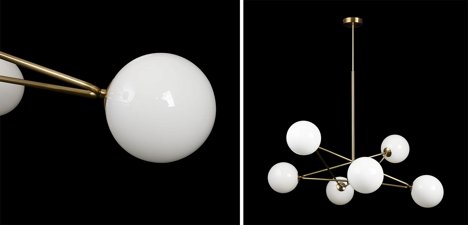 Люстра Chandelier Constellation Orbs White Люстра Chandelier Constellation Orbs White - Loft-Concept во Владивостоке