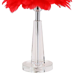 Настольная лампа с перьями Plumage Red Table Lamp варинант исполнения - 3 | Loft Concept во Владивостоке