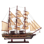 Декоративная модель деревянного коричневого парусника в подарочной упаковке With The low варинант исполнения - 1 | Loft Concept во Владивостоке