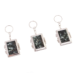 Зеркало брелок складное двухстороннее из натурального камня Серафинит Stone Mirrors варинант исполнения - 4 | Loft Concept во Владивостоке